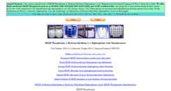 Desktop Screenshot of hedphydroxyethylidenediphosphonicacid.com